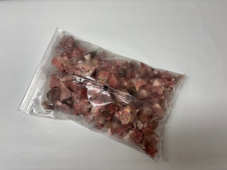 vakuumiertes Produkt, tiefgekühlte Fleischstücke; Rinderinnereien
