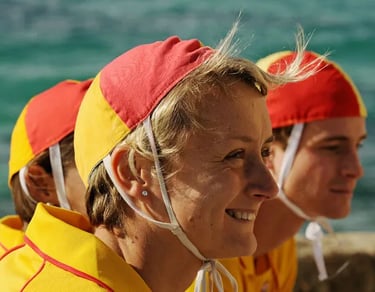 a group of young people standing in a line