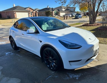 Tesla car wash Denton Texas