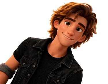 “Illustration of the BabyKidsLullaby character, designed to guide children with warmth and emotional