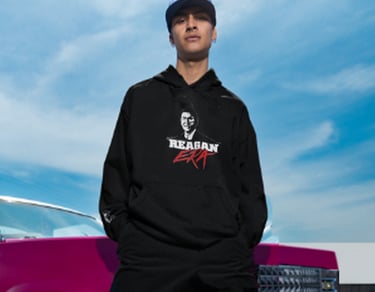 Reagan Era™ Face Logo Hooded - SOLD OUT