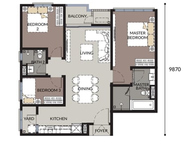 Talisa Bangsar Hill Park Layout Plan Type 2A1