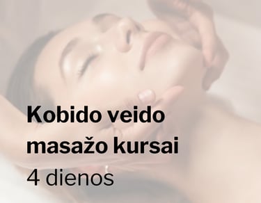 kobido veido masazo kursai