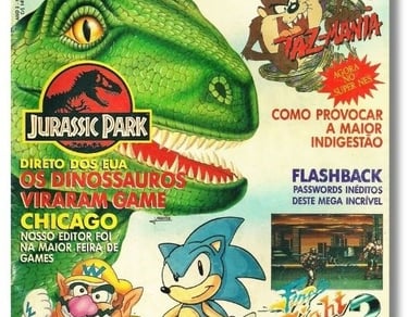 Revista Vídeo Game edição 28, Julho de 1993