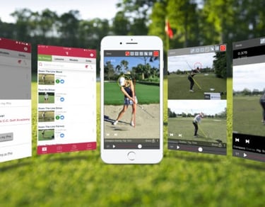 NLProGolf utilise V1Golf pour ses coachings en ligne