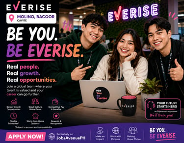 jobs in cavite hiring jobs cavite hiring cavite cavite jobs hiring everise molino everise bacoor