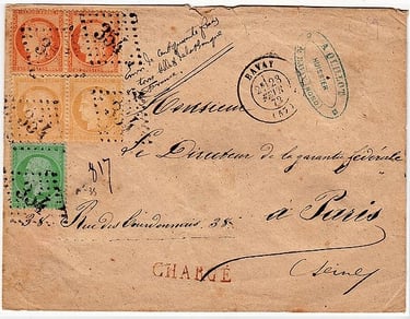 Losange Gros Chiffres 354 et type 17.
