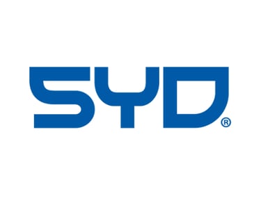 Logo de SYD, marca especializada en suspensión y dirección