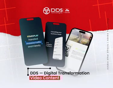 DDS Digital Transformation motion design video case study by iBBo Studio