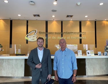 Sanet facilitated BOI registration for Biomicrogel, enabling investment benefits in Thailand
