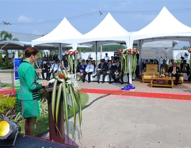 Sanet supported Noventa's investment in Thailand and its successful grand opening event