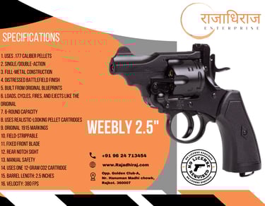webley 2.5 inch co2 air gun