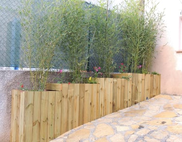 Bacs pour plantes fabriqués sur mesure