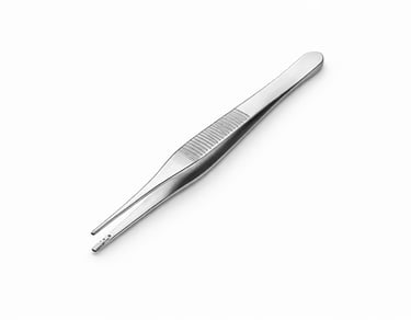 stainless steel Adson tissue forceps instrument CE certified for fine tissue handling.