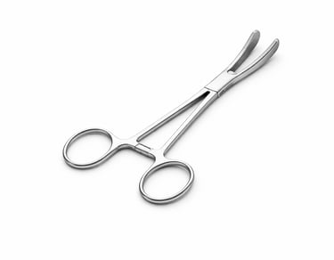 stainless steel intestinal clamps instrument CE certified for bowel occlusion control.