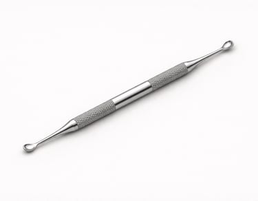 Spoon excavator stainless steel dental caries removal tool CE certified