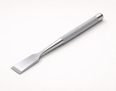 stainless steel surgical chisels instrument CE certified for bone cutting and shaping.