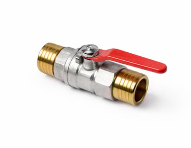 Plumbing control valve for regulating water flow