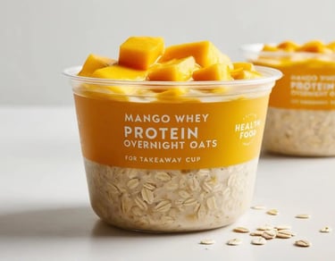 Overnight Oats Protéine Mangue