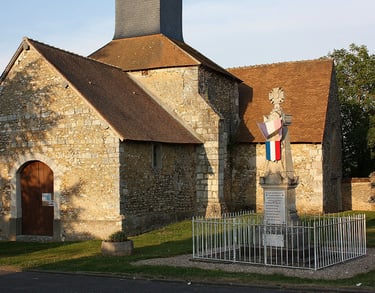 Photo de l'église Saint-Philibert de Villez-Sous-Bailleul 27950 - ATZ Diagnostic Immobilier