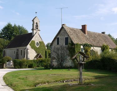 Photo de l'église Sainte-Croix de Gambaiseuil 78490 - ATZ Diagnostic Immobilier