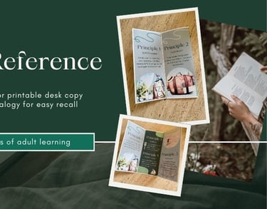 visual printable guide principles of adult learning