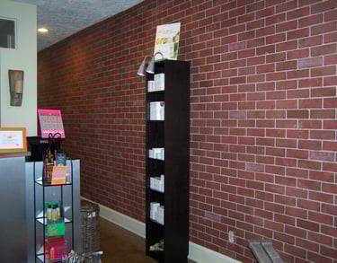 fake bricks unique wall finish by Marcine in Westfield, NJ
