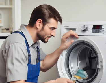 Efficient washing machine repair service ensuring smooth operation of the appliance.
