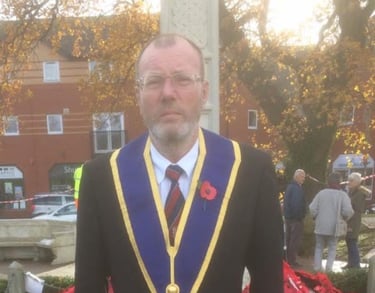 W Bro G.E. Anstead PPAGSwdB and secretary of Redwood Lodge 3411