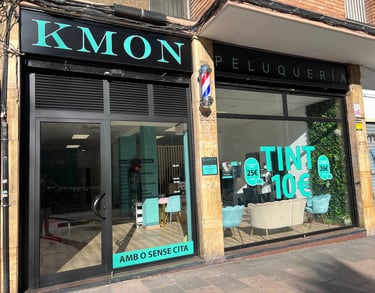 fachada peluqueria kmon paseo valldaura
