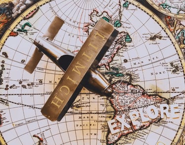 Map of travel destination