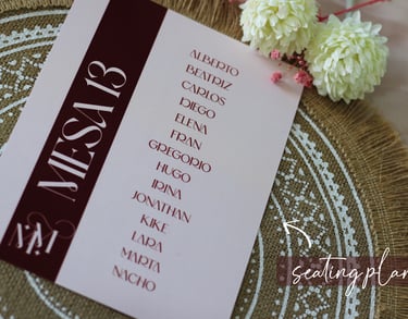 seating plan boda