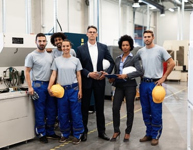 a group of technicians