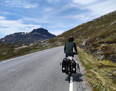 Rami als fietsenmaker onderweg op vakantie