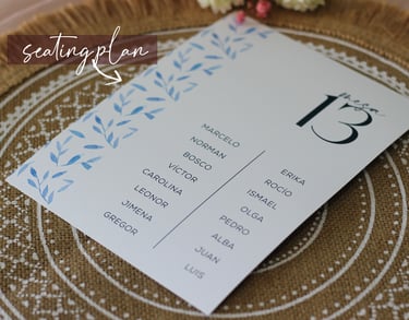 seating de boda