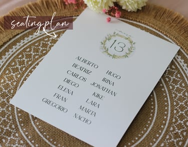 seating plan boda