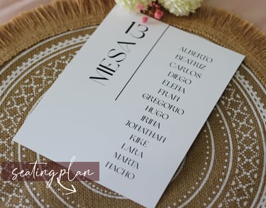 seating plan boda