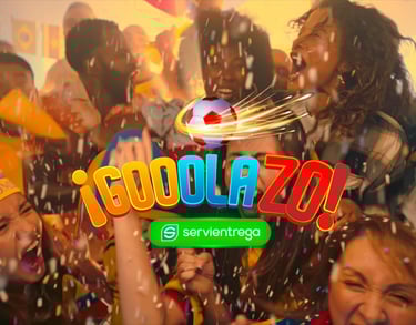 comercial servientrega golazo colombia