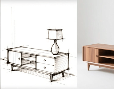 draft to custom furniture