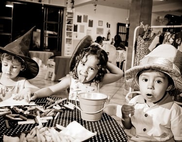 Aniversário kids feito por Ricco Gnocchi utilizando filtro sépia feito por ele mesmo