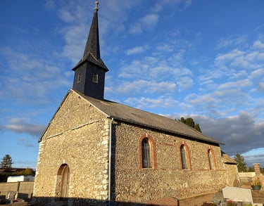 Photo de l'église de Fresney 27220 - ATZ Diagnostic Immobilier