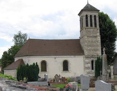 Photo de l'église de Sainte-Geneviève-Lès-Gasny 27620 - ATZ Diagnostic Immobilier