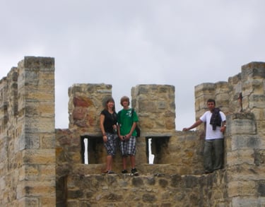 Health Vibes - Conquer my fear of heights at St. George Castle 4 stories up on a ledge