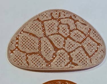 Giraffe pattern decoration for Flo mask