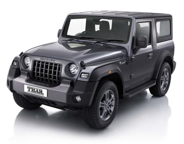 Car Rental Goa - Thar Automatic Rental Goa