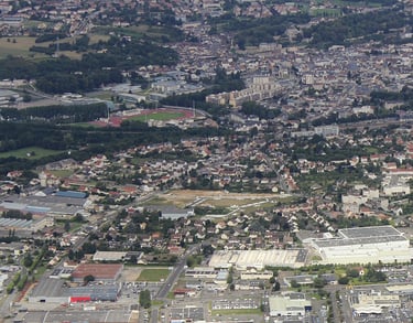 Photo vue aérienne de Dreux 28100 - ATZ Diagnostic Immobilier
