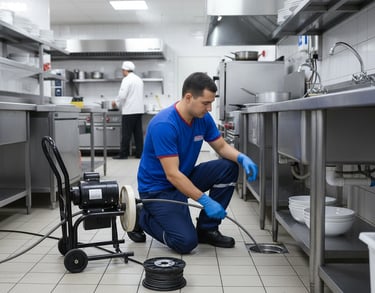 desentupimento de ralo em cozinha