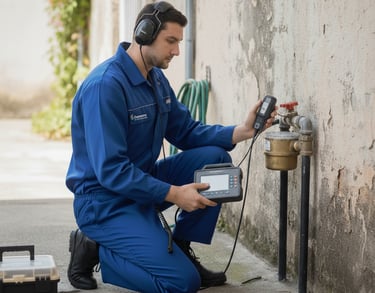 detector de caça vazamento