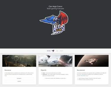 Clan Aegis France site web en 2022