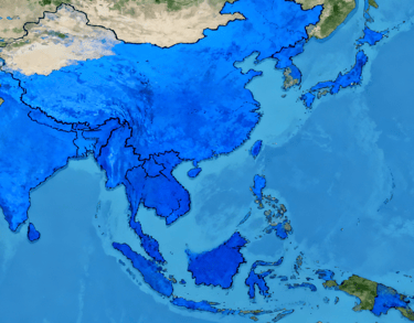 Map of King Fly's global sourcing network in Asia for tariff-friendly manufacturing.